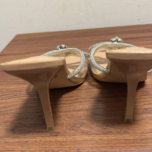 Steve Madden Rhinestone Embellished Elias Sandal Slide. Size 6.5 M. - Picture 3 of 5